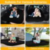 67b17dacdd76aedb Car Air Mattress Portable Car Bed Back Seat Camping Bed Inflatable Dog Bed for Car Universal SUV Camping Mattress with Car Air Pump 2 Pillows (Black)