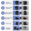 67ca70bebfe5e7bd Portable Adults, Porta Potty Travel Commode Bucket Toilet for Camping, Car, Travel, Outdoor, Hiking, Backpack, Trips, Tent, Boat, Beach, Traffic Jam, Home