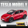 67d0c0a5c441dd19 1:24 Tesla Y 3 S Metal Alloy Diecast Model Sound And Light Children's Toy Collectibles Birthday Gifts