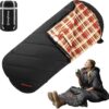 67d284238a3c02c3 KingCamp Sleeping Bag for Adults, Cold Weather & Warm Extra Wide Big & Tall XL Portable Waterproof Flannel Sleeping Bags, Essentials Gear Accessories for Camping Backpacking Hiking Indoor & Outdoor