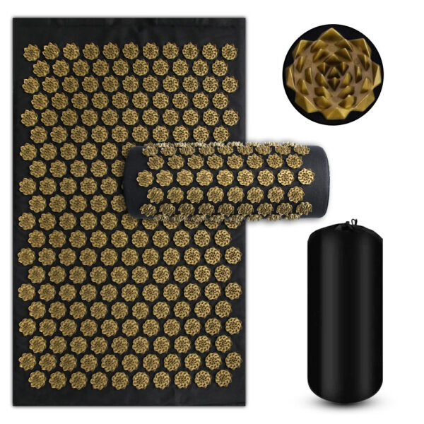 680a94fd17b579ca Kuznetsov's Applicator Nonslip Acupressure Yoga Cushion Sensi Massage Body Mat With Needle Foot Massager Pillow Neck Fitness Pad