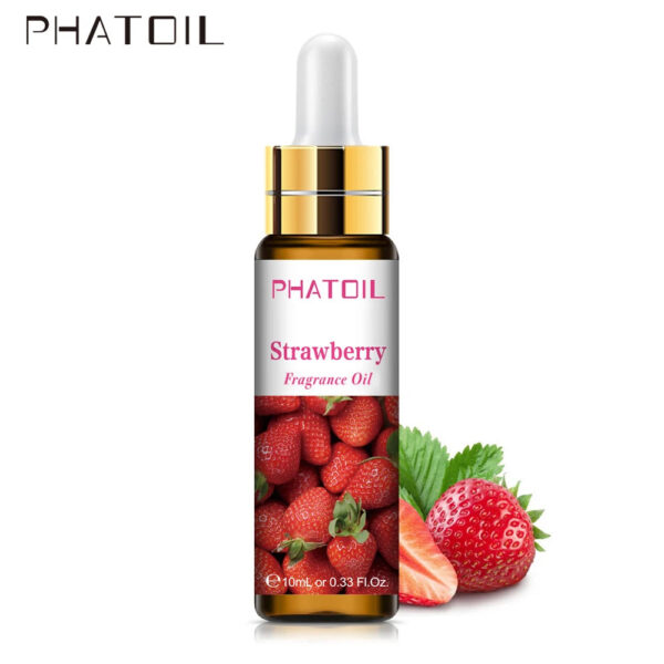 680f0ab63d91ae03 10ml Strawberry Fruit Fragrance Oils Diffuser Soap Candle Perfume with Dropper Apple Cherry Mango Lemon Pineapple Banana Coconut