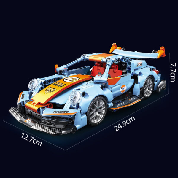 523pcs Building Blocks City Speed Car Festive Giving Racing Vehicle with Super Racers Bricks Toys for Children Boy Gift
