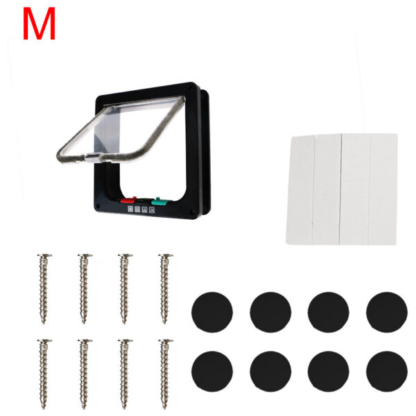 6835df586074a1c6 ABS Plastic With 4 Way Lock Security Small Pet Supplies Puppy Safety Gate For Kitten Dog Cat Flap Door