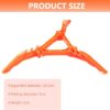 1 PCS orange gas tank stove stand tripod，Foldable gas tank stand，Outdoor stove flat gas tank stand，Gas tank stand，Gas tank support，Suitable for outdoor camping hiking picnic cooking
