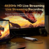 Llano 4K Audio Card, USB 3.0 HDMI Video Capture Device, Full HD 1080P for Game Recording, Live Streaming
