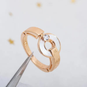 6852ea26007e7451 designer ladies rope knot ring with diamonds fashion rings for women classic jewelry gold plated rose Party Birthday Gifts