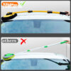 New Telescng Long Handle Mop Retractable Bent Bar Wash Brush Car Cleaning Tools