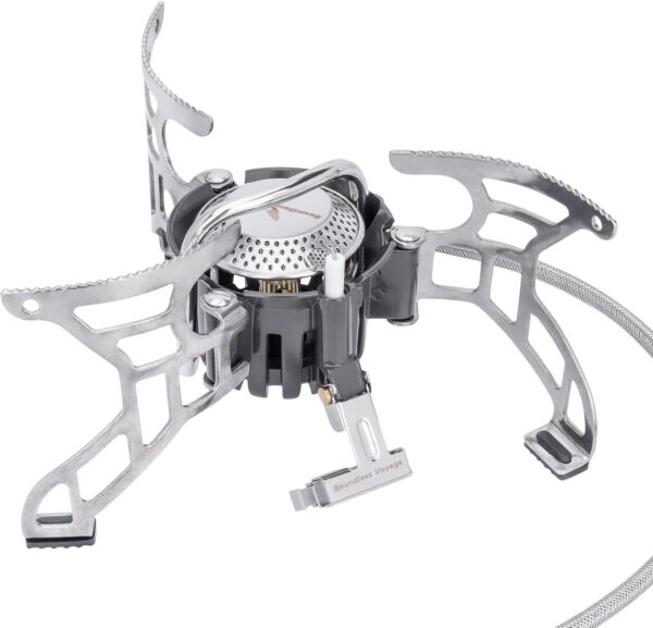Boundless Voyage High Power Portable Lightweight Stove Camping Gas Stove Fishing Stove for Outdoor Camping Hiking Cooking