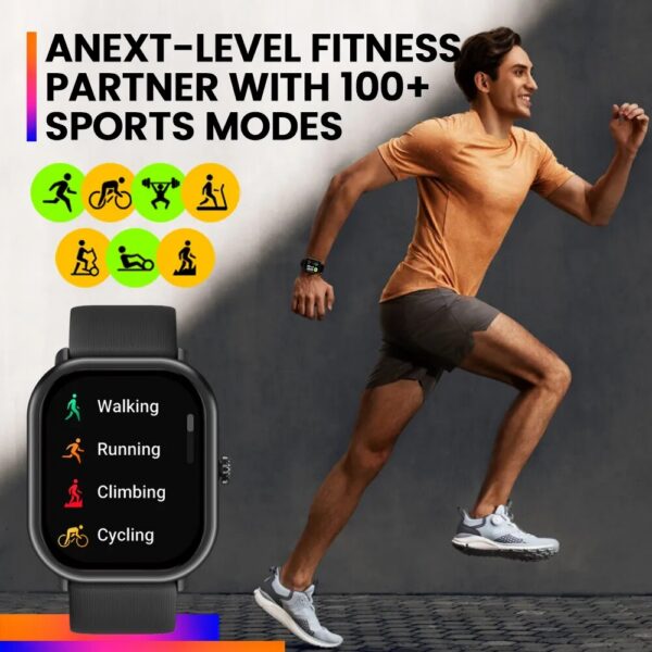 New Zeblaze GTS 3 Pro Voice Calling Smart Watch Ultra-big HD AMOLED Screen Health and Fiess Tracking Smartwatch for Men Women