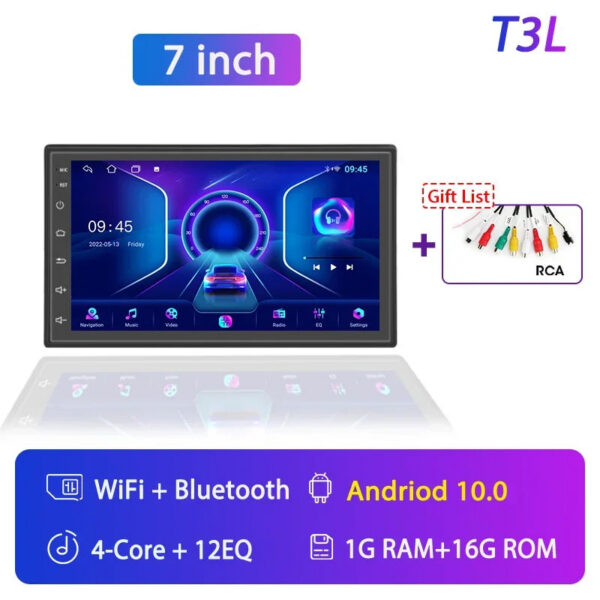 68ae1cc5e765e493 Srnubi Car Radio 2 Din Android 12 Auto Carplay Universal 7" 9" Multimedia Player for Nissan Honda Toyota Lada Volkswagen Hyundai