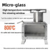 68be878302f5055e MOUNTAINHIKER Portable Firewood Square Stainless Steel Outdoor Fire Heater Picnic Hiking Camping Wood Burner Stove
