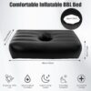 68c4c5d6d91ba611 BBL Bed 72" x 40" Inflatable Mattress with Hole, BBL Bed After Surgery for Sleeping, Ergonomics PVC Pregnancy Bed, Inflatable Mattress Air Mattress for Camping Traveling Hiking (Black)