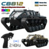 68cf52b6f6b1d8de JJRC C8812 LED Light Full Scale Tracked Tank Simulation Model Toy RC Car Model Drift Remote Control Off-Road Vehicle Boy Gift