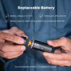 FLEXTAIL ZERO PUMP - 30g Camping Air Pump,  Portable Electric Inflator for Sleeping Pads, 1 Rechargeable Battery Included