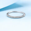 68d171ac1fbaeddd NeeTim Moissanite Ring Sterling Sier with White Gold Plated Full Diamond Eternity Band Engagement Wedding Rings for Women