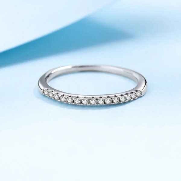 68d171ac1fbaeddd NeeTim Moissanite Ring Sterling Sier with White Gold Plated Full Diamond Eternity Band Engagement Wedding Rings for Women