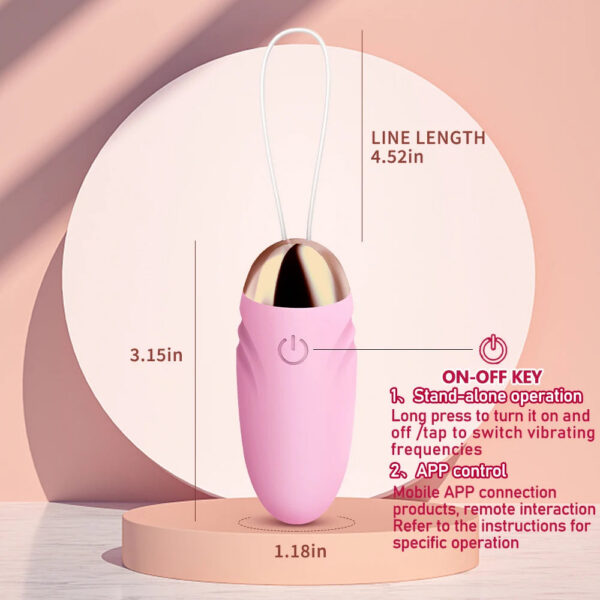 68d69a459f847514 Bluetooth App Mini Bullet Vibrator for Women Clit Stimulator Wireless Remote Pantie Vibrating Love Egg Female Sex Toy for Adults