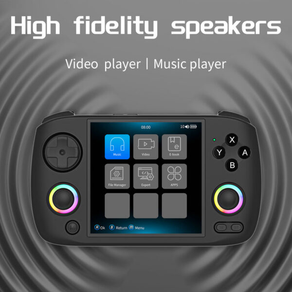 68df0b16702c3f38 ANBERNIC RG CubeXX Handheld Game 3.95" IPS 720*720 Screen ux WIFI Bluetooth HD-Connection Retro Video Gaming Console