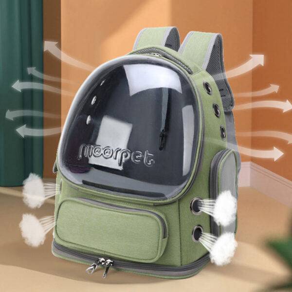 Pet Backpack Astronaut Transparent Carrying Bag For Cat puppy Breathable kitten Outdoor Bags Space Capsule Cats Package