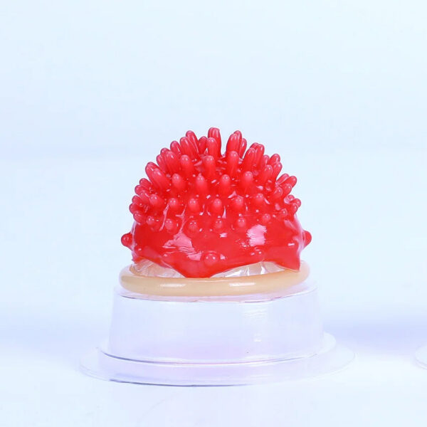 68ebbd04241d0459 1PC Dotted Condoms Sex Toys Passionate Women Vaginal G-Spot Stimulation Sex Accessories Large Lubricated Orgasm Penis Sleeve 18+