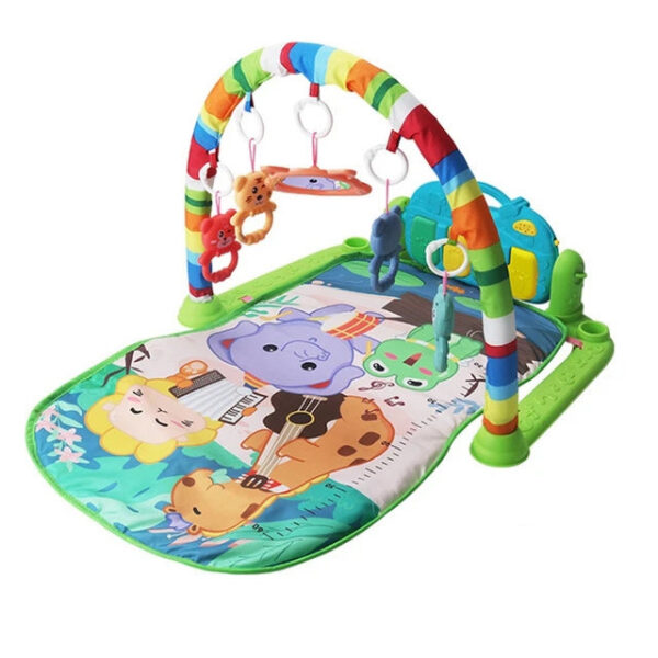 68f86c9d69152518 77HD Musical Activity Center Kick & Piano Gym Play Boys Girls Tummy for Time Educational Folding Mat