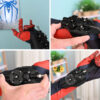 6915291de09babc0 Spiderman Web Shooters Spider Man Wrist Launcher Upgraded Version Peter Parker Cosplay Gadgets Set Toys for Children Gift Kids