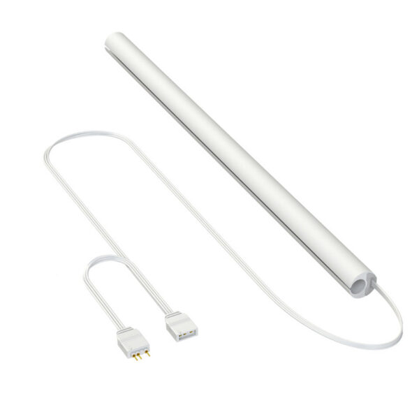 69390877afd8bce0 2pcs Liquid Light-emitting Aura Sync Luminous Water Coog Tube Silicone DIY 5V 3PIN ARGB PC Case Decorative