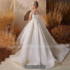 Flower White Lace Girls Floor Length First Communion Dress Princess Elegant Banquet Dresses