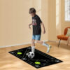 Non-Slip Soccer Footwork Silent Shock-Absorbing Training Mat Ball Control Mats Indoor Outdoor