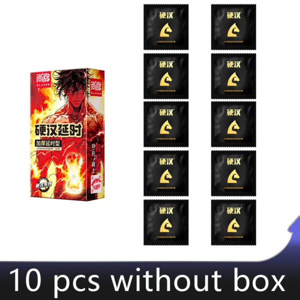 69438078d8c17b2c Strong Man Long Lasting Condoms For Men 7mm 7 Times Thick Condom Reduce Sensitive Delayed Ejaculation Penis Cock Sleeve Sex Toys