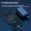 694b74f235339f5c M19 Bluetooth Wireless Tws Gaming Support Noise-cancelling Touch In-ear Mini Emergency Power Bank Headset