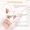 694da8648f4734e2 Ottemax Size Adjuster Loose Rings, 20 Pack 6 Sizes Different Band Widths, Invisible Ring Guards for Women and Men