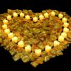 Red Rose Petals Decorations Set, 1000 Pieces Artificial Rose Petals with 3Pcs Romantic Banner, Rose Petals for Romantic Night for Her Set, Special Night Party Decor for Home, Wedding, Anniversary