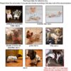 697118532634a765 2-Pack Dog Clothes Dogs Cats Onesie Soft Dog Pajamas Cotton Puppy Rompers Pet Jumpsuits Cozy Bodysuits for Small Dogs and Cats