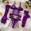 69986fee0213f5dc Ellolace Purple Erotic Lingerie Complete Sexy Outfits Sissy G-String Thongs Lace Sex Costume Stockings Fantasy Adult Babydoll