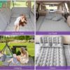 69ac352c324cbdad SUV Air Mattress - Thickened and Double Air Mattress Sided Flocking Travel Inflatable Car Mattress Bed with Electric Air Pump and 2 Pillows, Car Sleeping Bed for Home Outdoor and Travel