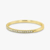69b302d87582a197 New fashion couple creative single row full of crystal zircon micro diamond ring sier