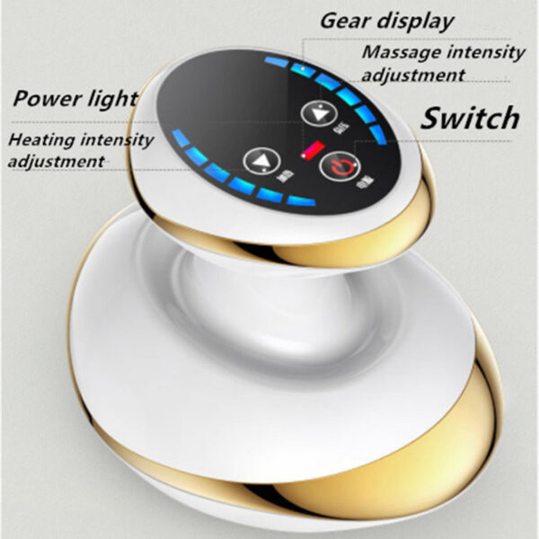 69d8c0ec8c21a21d Home Electric Guasha Scraping Massage Cupping Body Vacuum Cans Suction Cup Heating Fat Burner Anti-cellulite Massager
