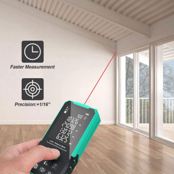 1PC Rangefinder Infrared High Precision Laser Electronic Ruler Measuring Room Instrument