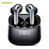 Wireless Bluetooth Earbuds Headphones 52 Hrs Playtime IPX7 Waterproof 4 Mic Call Noise Cancelg with LED Display Charging Case