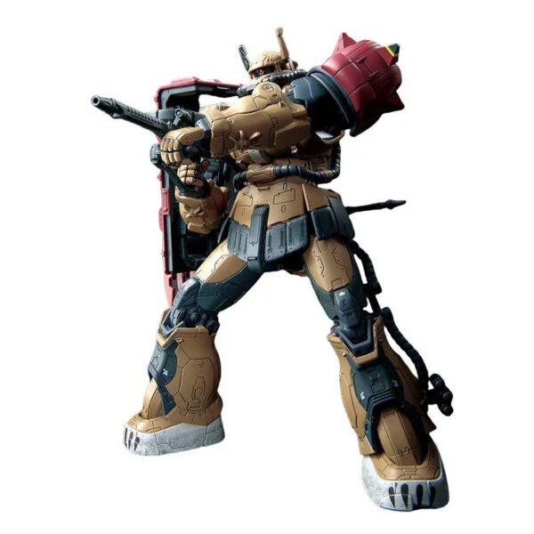 Bandai Genuine HG MS-06F ZAKU Ⅱ F TYPE SOLARI [RFV] 1/144 Gundam Anime Action Figure Assembly Model Toys Ornaments Gift Children