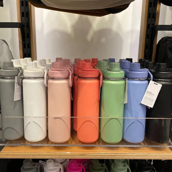 69eabe7407d668a0 710ml Lu Insulated Sports Bottle Water Bottles Stainless Steel Pure Titanium Vacuum Portable Leakproof Outdoor Cup