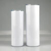 20oz Sublimation Skinny Tumblers Straight Blanks Stainless Steel Coffee Mugs With Lid and Plastic Straw Sippy Cups CYZ3218