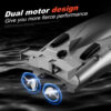 2.4G Radio Rc Boat 30Km/h Racing Boat High Speed Speedboat 20Mins Battery 2 Ch Dual Motor Waterproof Remote Control Ship Toy Boy