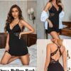 Avidlove Women Lace Chemise Sleepwear Babydoll Teddy Lingerie