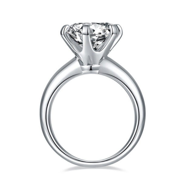 GRA Certified 1-5CT Moissanite VVS1 Lab Diamond Solitaire Ring For Women Engagement Promise Wedding Band Jewelry
