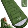 6a26747fc6d39523 Sleeping Bag for Adults 220×85cm, 3-4 Season Warm & Cool Weather Sleeping Bag with Zippered Holes for Adults & Kids Camping,Traveling, Music Festival and Outdoors,1.9KG
