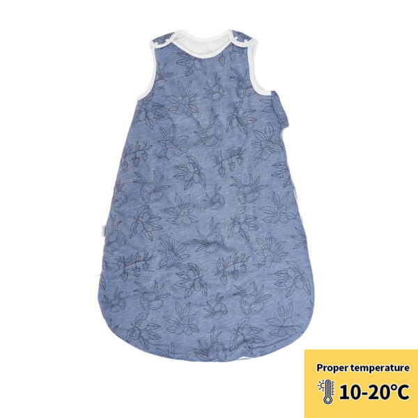 Elinfant Sleeveless Soft Newborn Baby Sleeping Bag Bamboo Cotton Warm Wearable Blanket Winter Print Vest Sleep Sack