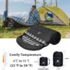 GEERTOP Schlafsack XXL 4 Jahreszeiten Flanell Campingschlafsack Übergröße 220x100cm für Erwachsene Outdoor Rucksackreisen, Wandern
